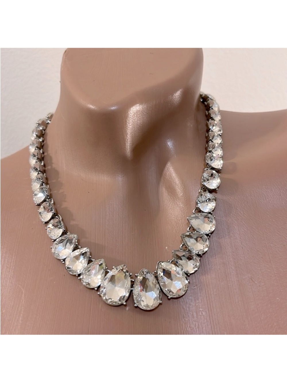 NWT Charter Club Crystal Statement Necklace